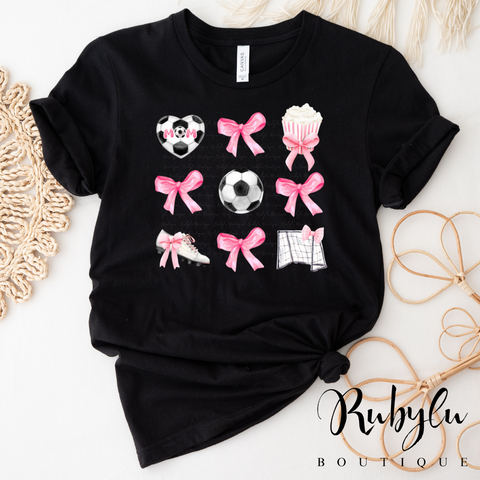 Girlie soccer mom tee