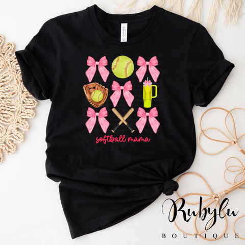 Softball girly mama