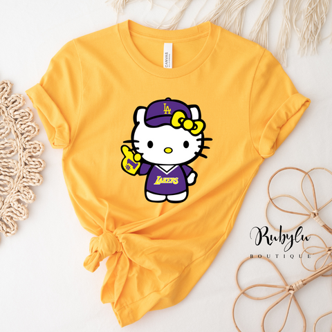 Kitty Purple & Gold