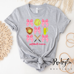 Softball girly mama