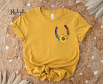 Sunflower shoe horse