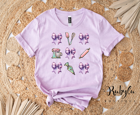 Baker & Purple Bows