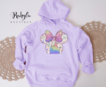 Hoodie Minnie bows and castles