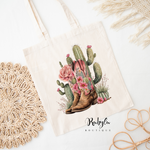 Flowers cactus & boots