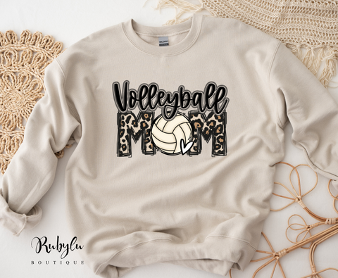 Cozy Volleyball Mom
