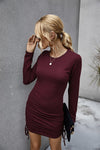 Amy Dress - Burgundy